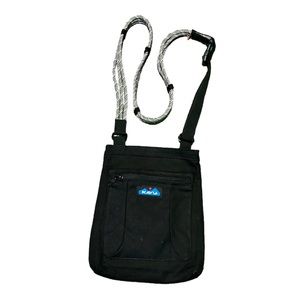 Kavu Black Paracord Crossbody Bag
